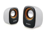 SNOPY SN-120 USB 2.0 BEYAZ/SARI USB Speaker